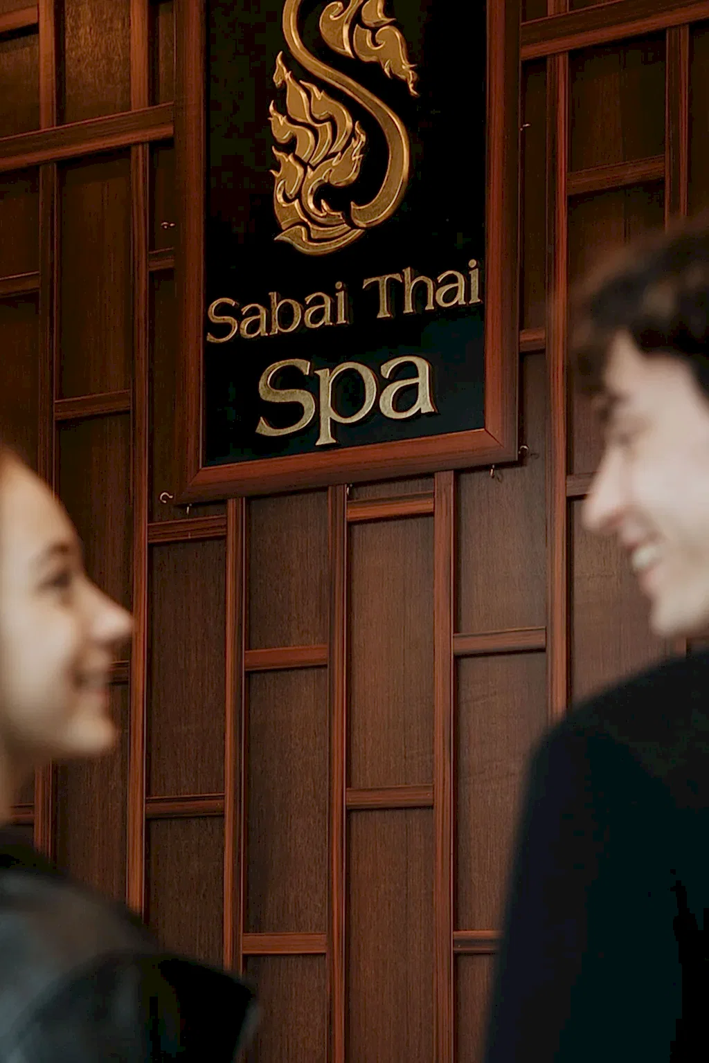 two people visiting sabai thai spa in summer