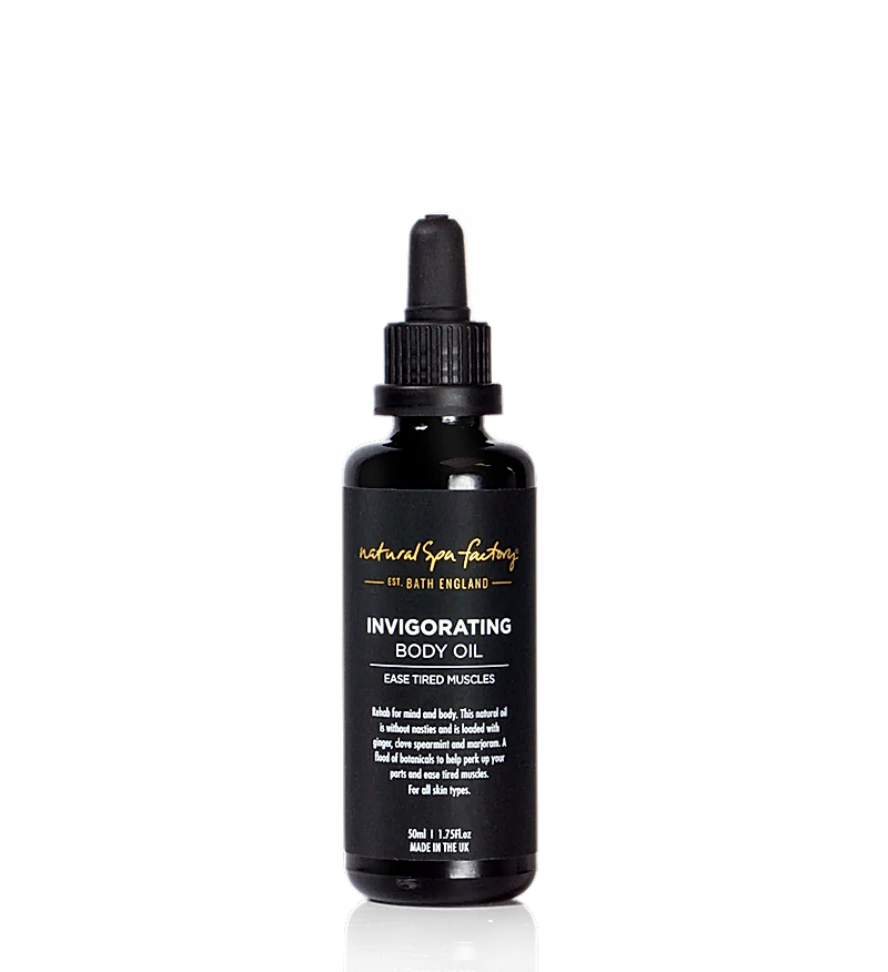 natural spa factory invigorating body oil