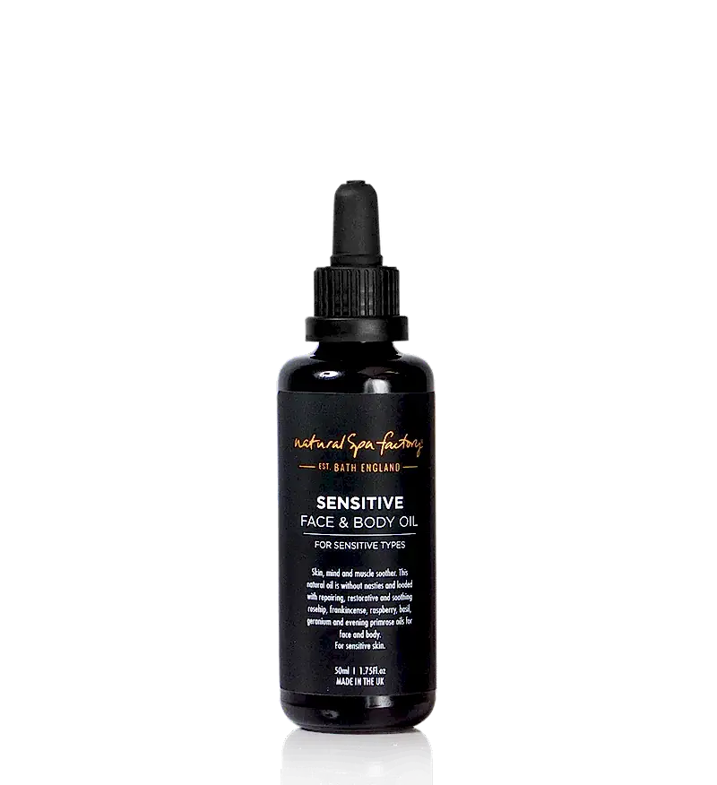 natural spa factory sensitive body oil